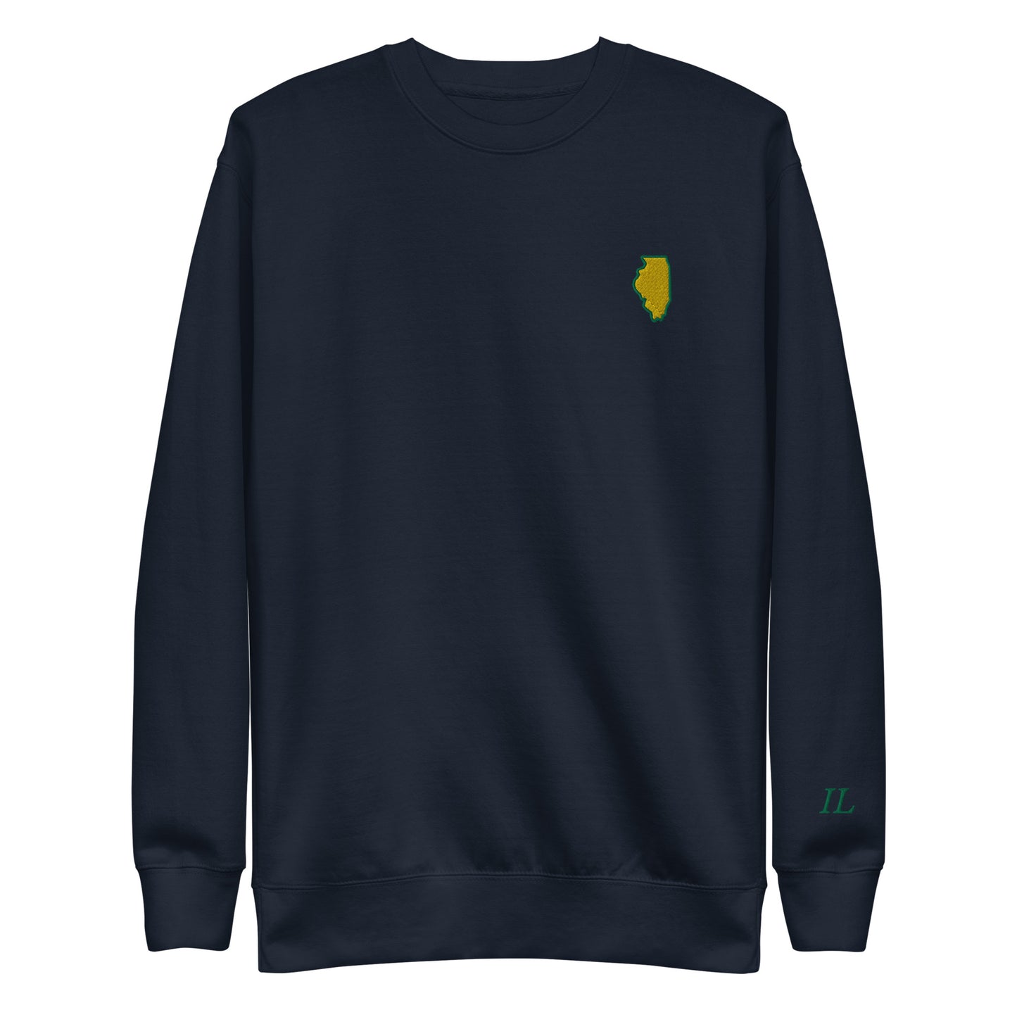 Illinois Golf Premium Crewneck (Embroidered)