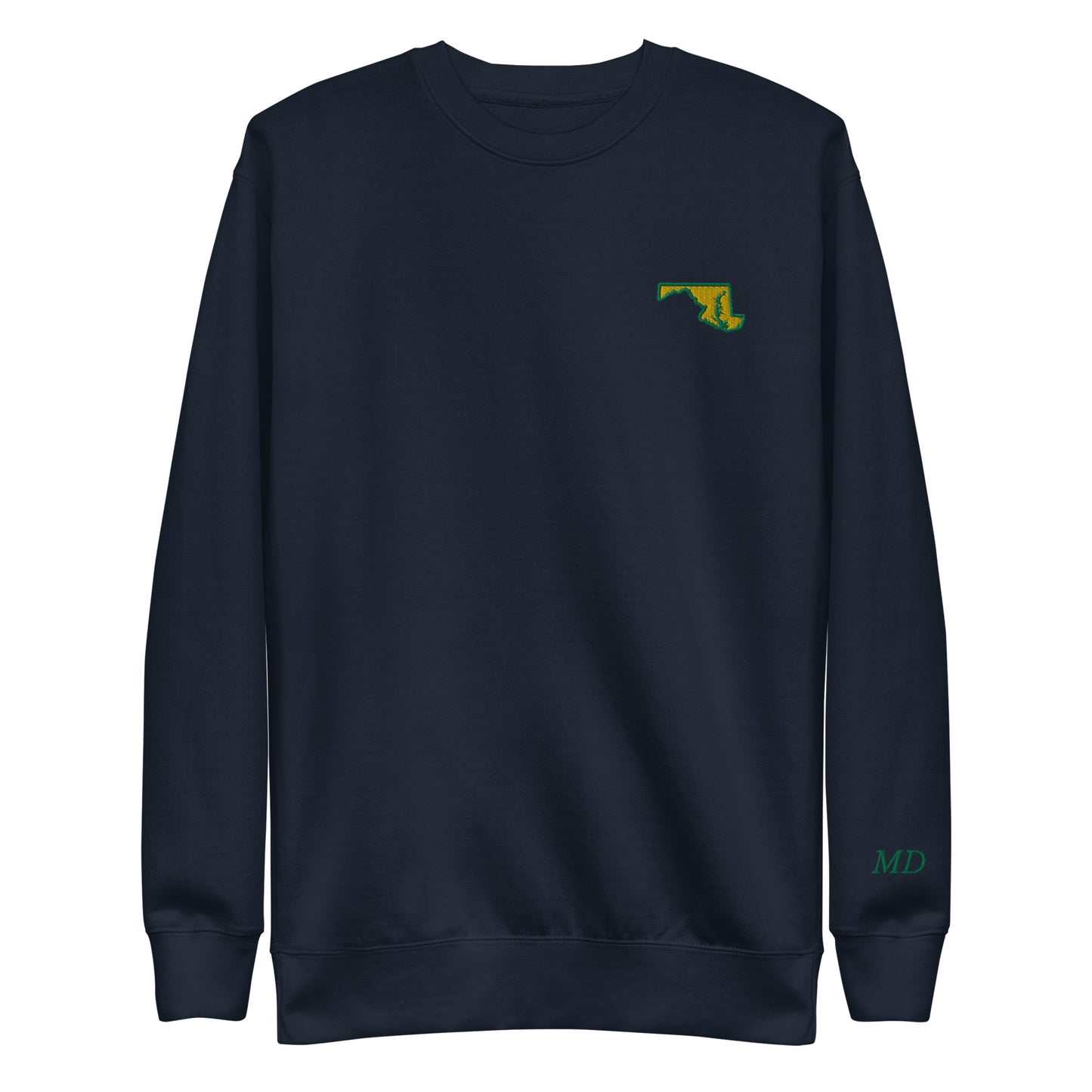 Maryland Golf Premium Crewneck (Embroidered)