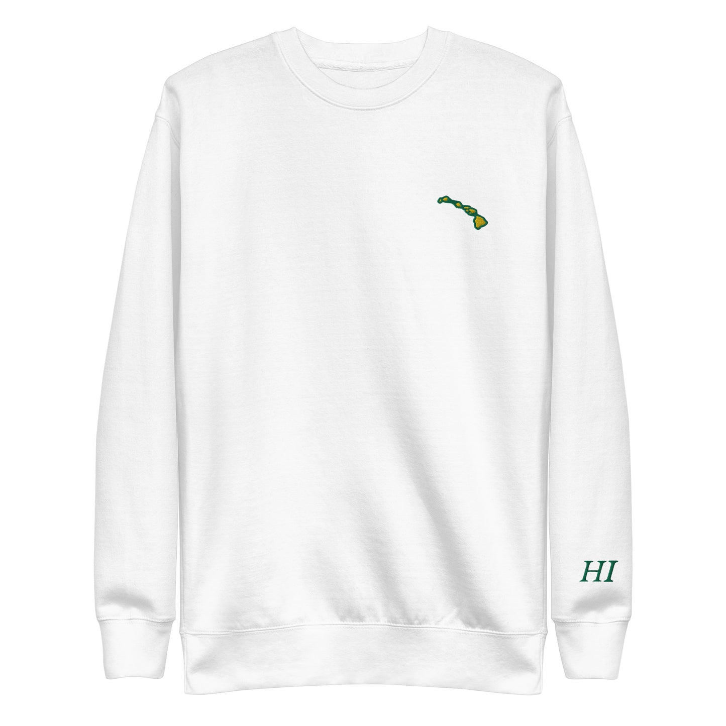 Hawaii Golf Premium Crewneck (Embroidered)