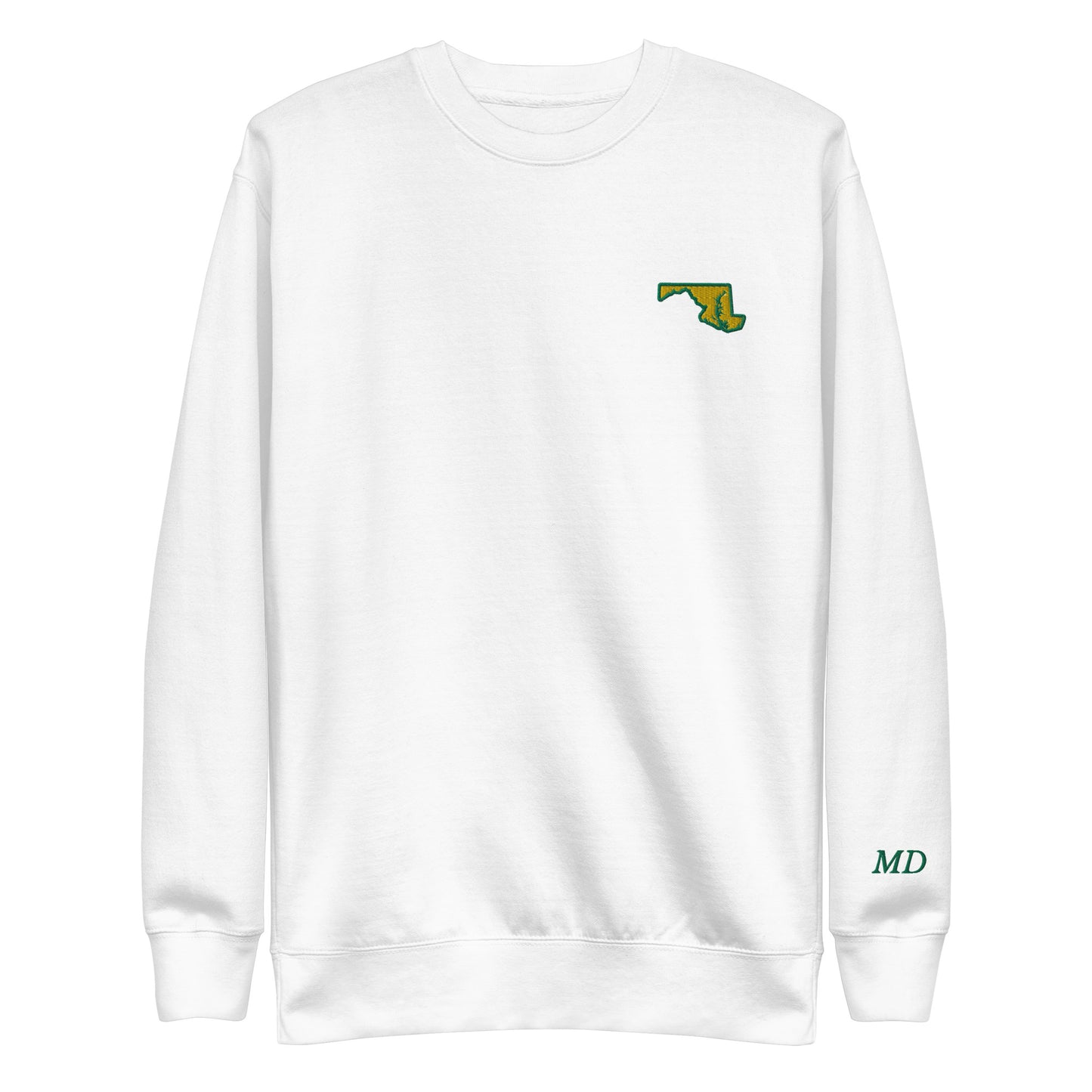 Maryland Golf Premium Crewneck (Embroidered)