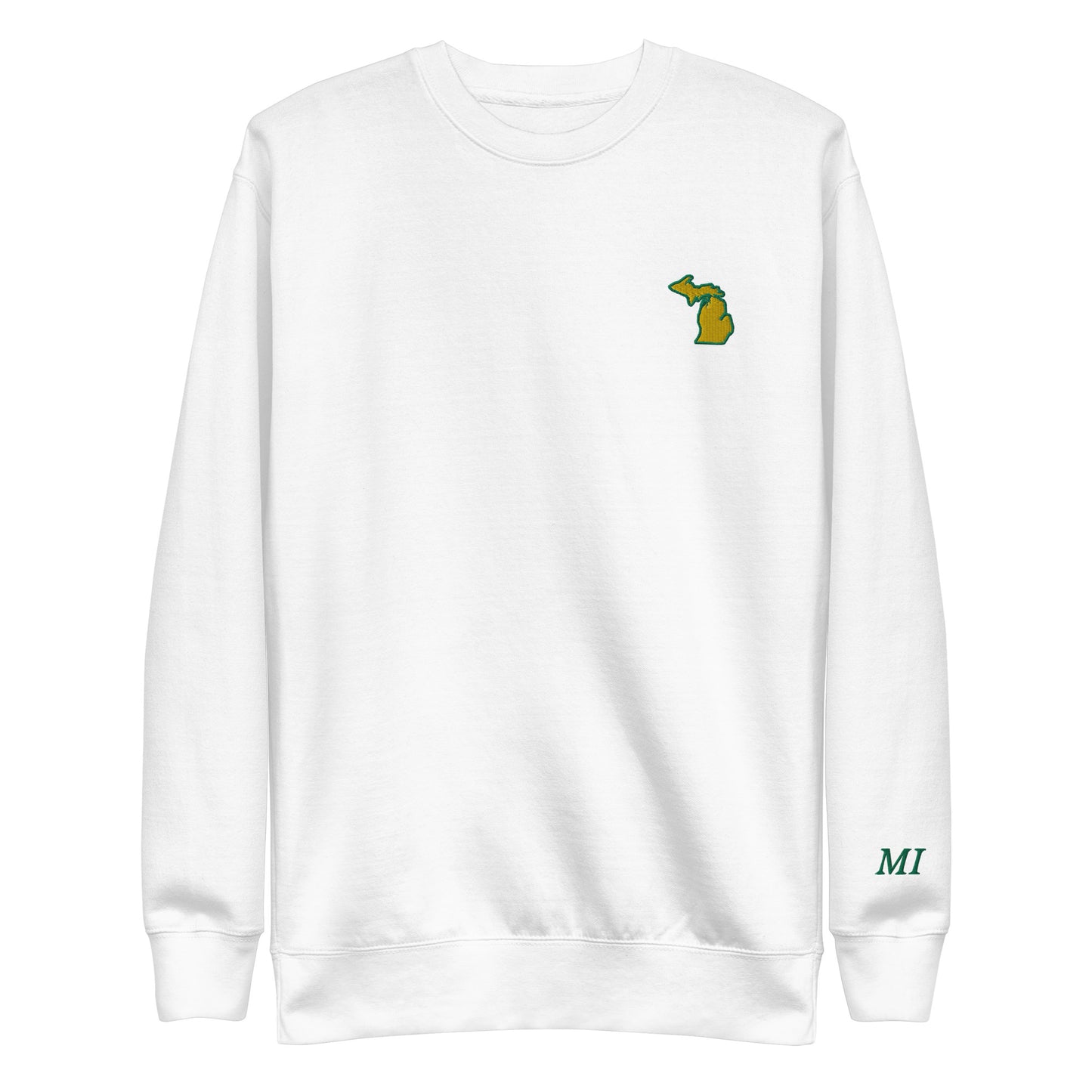 Michigan Golf Premium Crewneck (Embroidered)