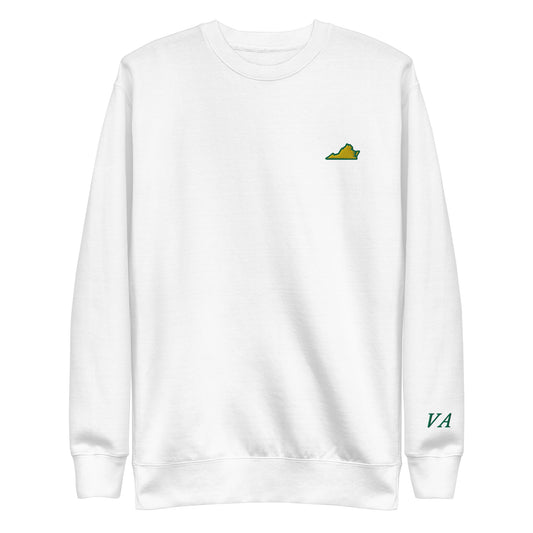 Virginia Golf Premium Crewneck (Embroidered)